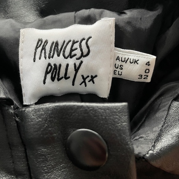 Princess Polly Leather Jacket - Picture 3 of 3